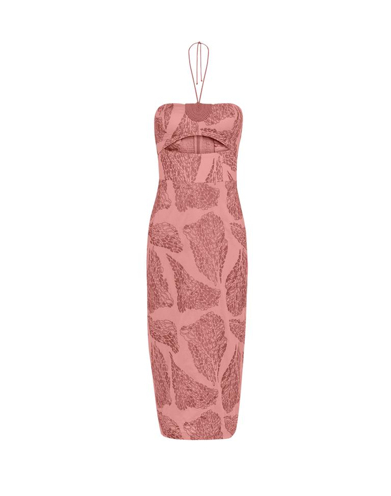 Yara Midi Dress - Embroidered Sweet Heart Product Image