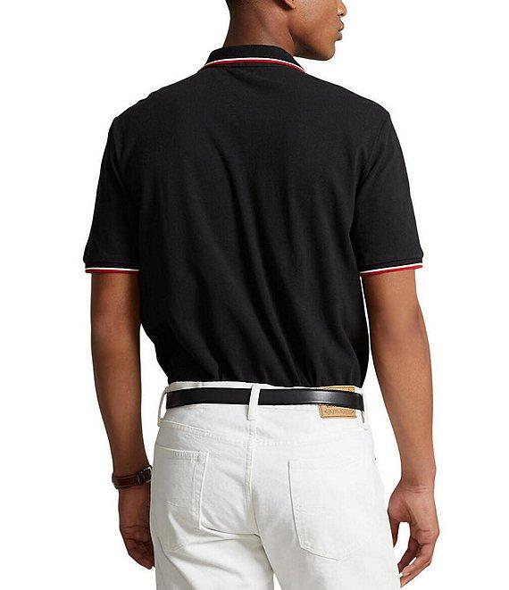 Polo Ralph Lauren Classic Fit Tipped Mesh Short Sleeve Polo Shirt Product Image