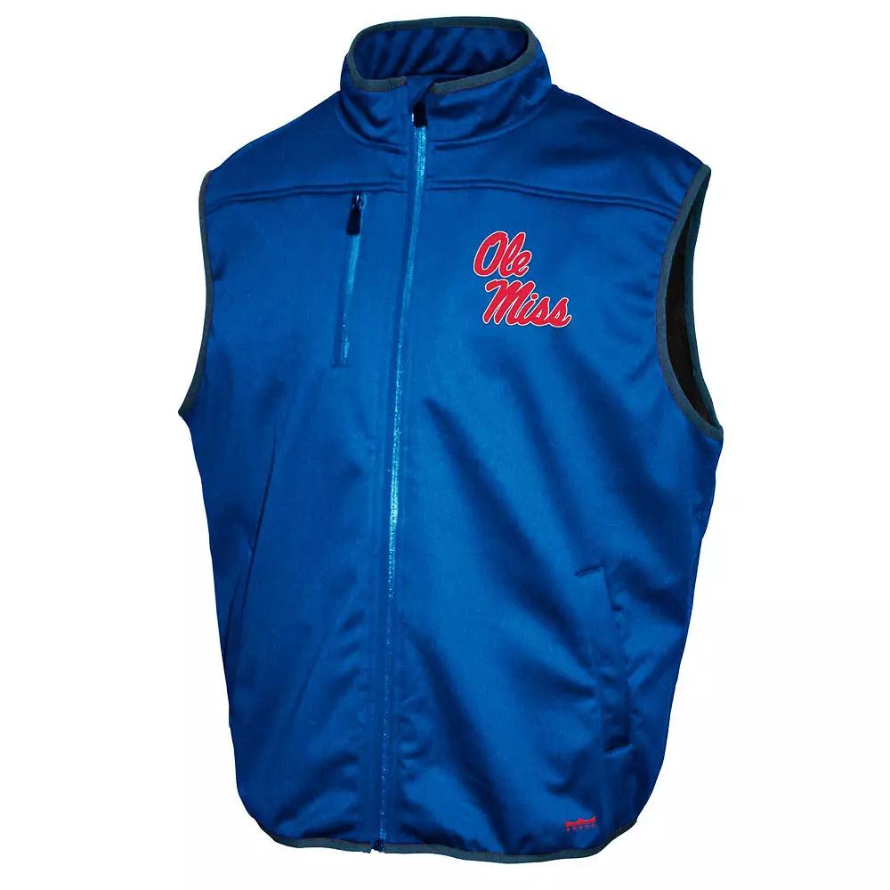 Men's Ole Miss Rebels Zip Up Softshell Vest,  Product Image