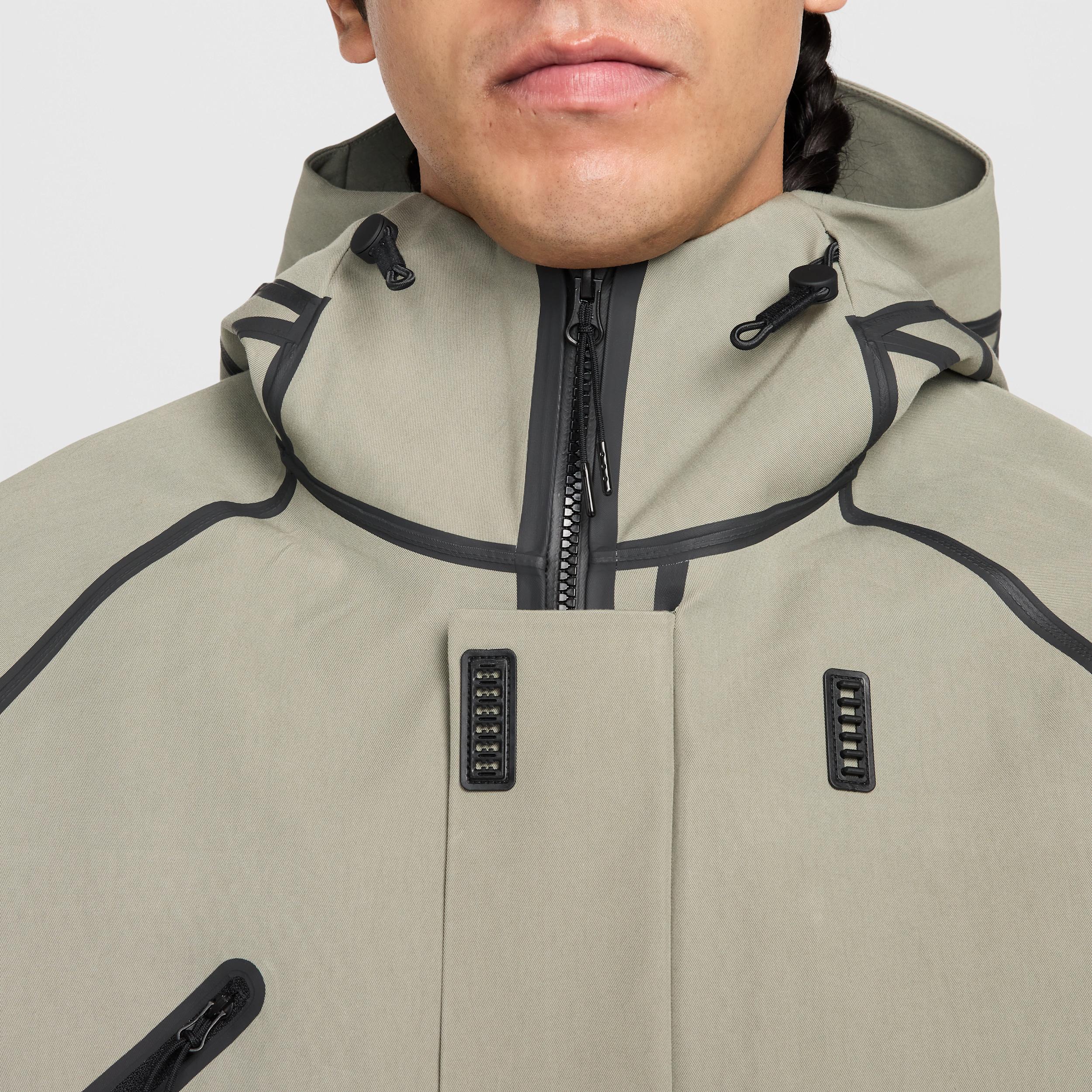 Nike Mens Tech Storm-FIT Hooded Rain Jacket | HM9473-320 Product Image