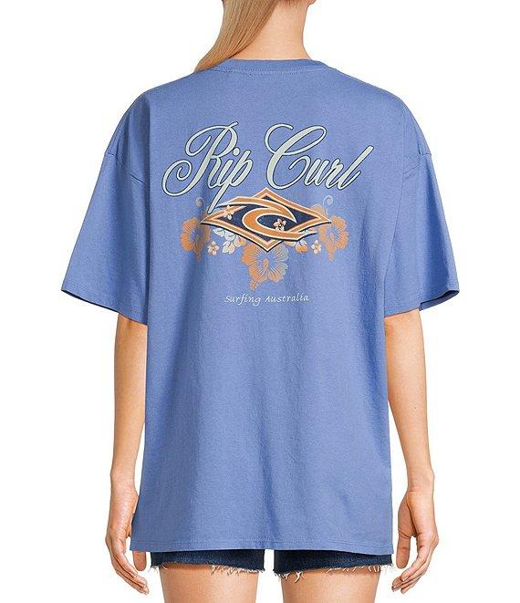 Rip Curl Hibiscus Diamond Heritage Short Sleeve T-Shirt Product Image