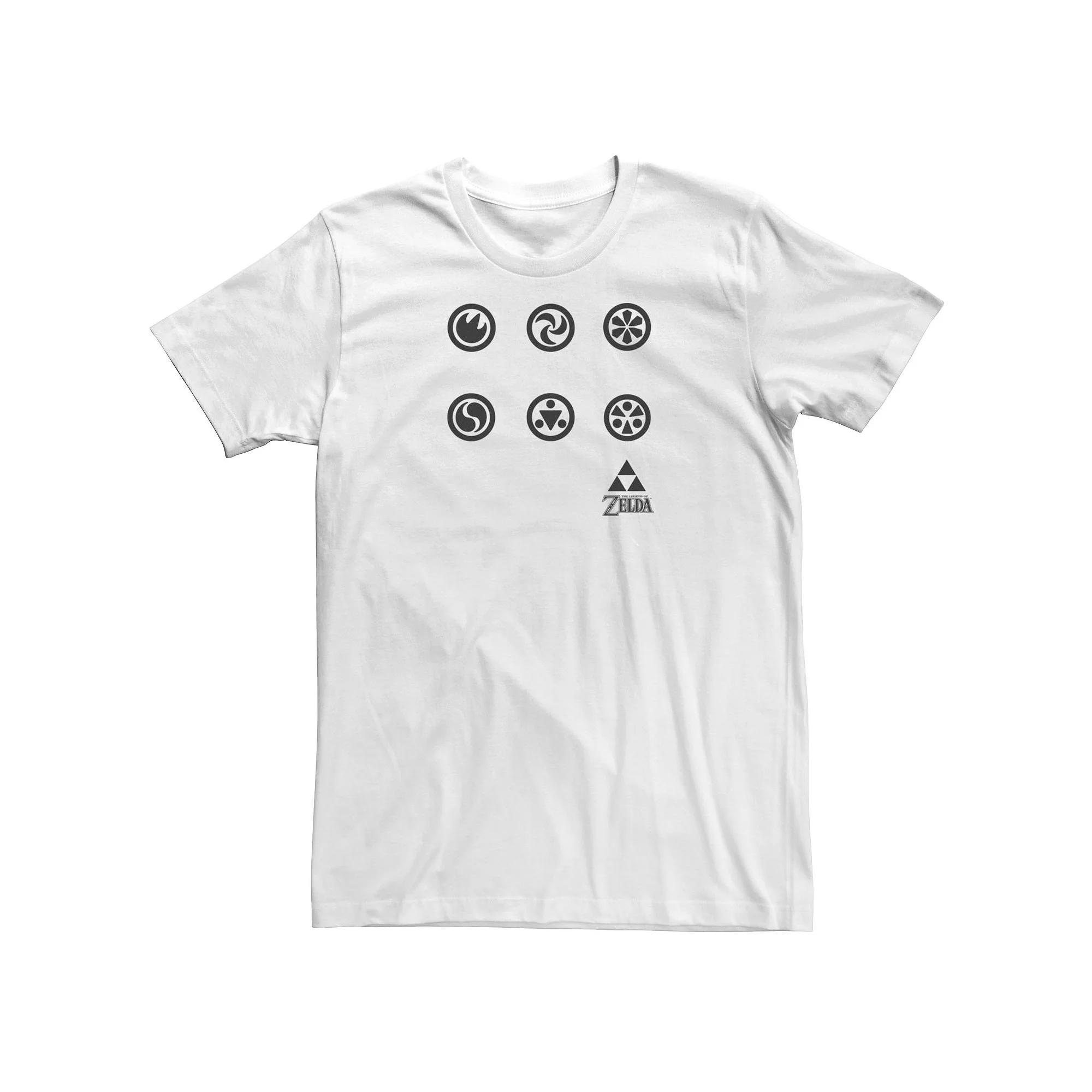 Men's Zelda Element Symbols Tee,  Product Image