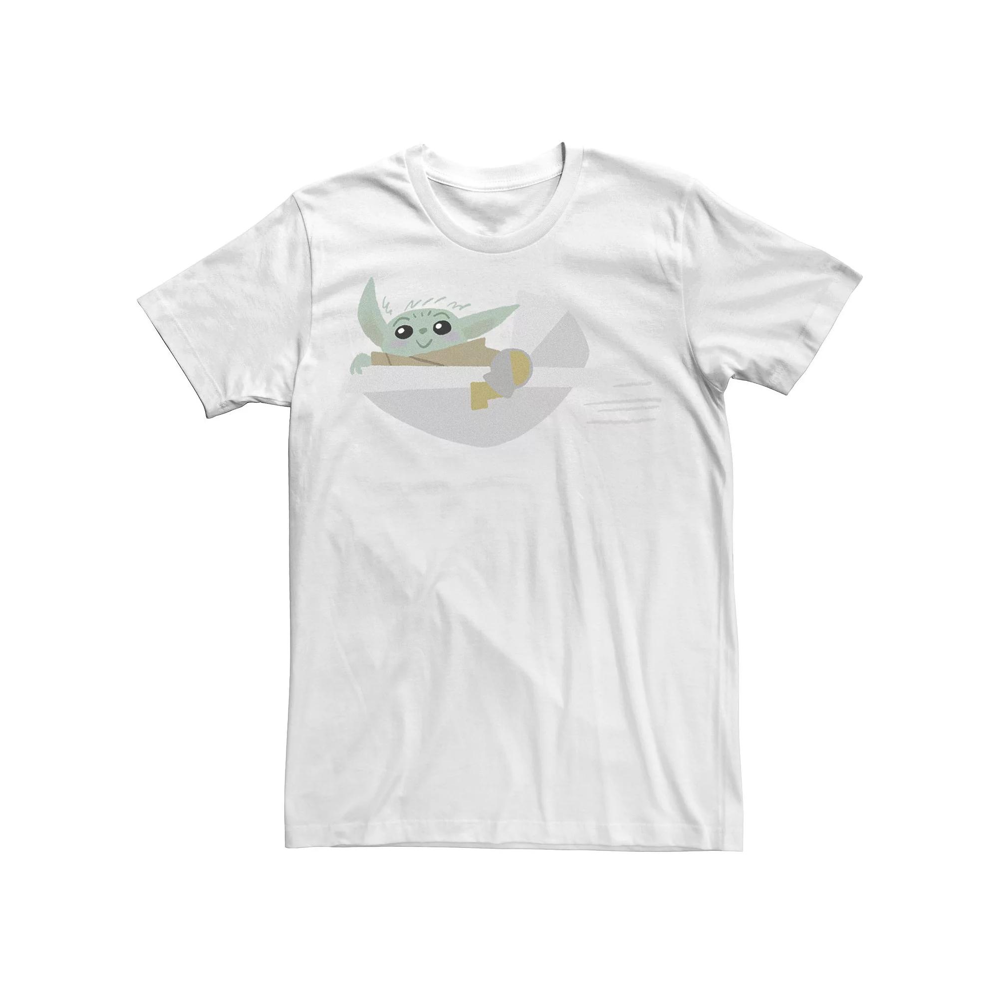 Men's Star Wars The Mandalorian The Child Cruisin' Poster Tee,  Product Image