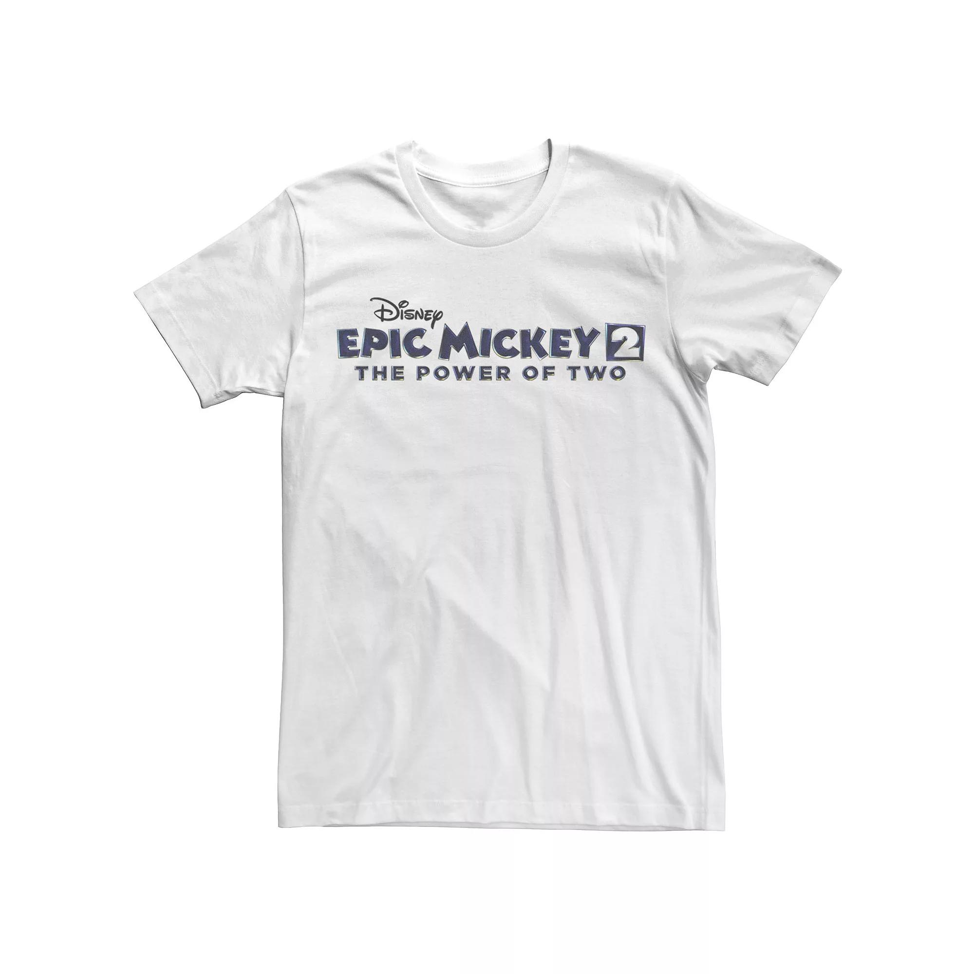 Disney's Epic Mickey 2 Men's The Power Of Two Logo Tee,  Product Image