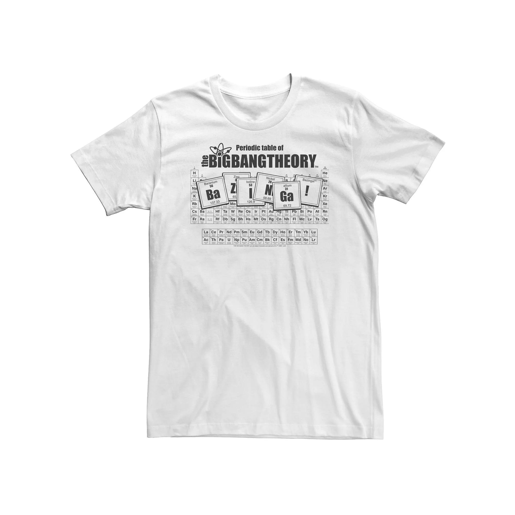 Big & Tall The Big Bang Theory Periodic Table Tee, Men's,  Product Image