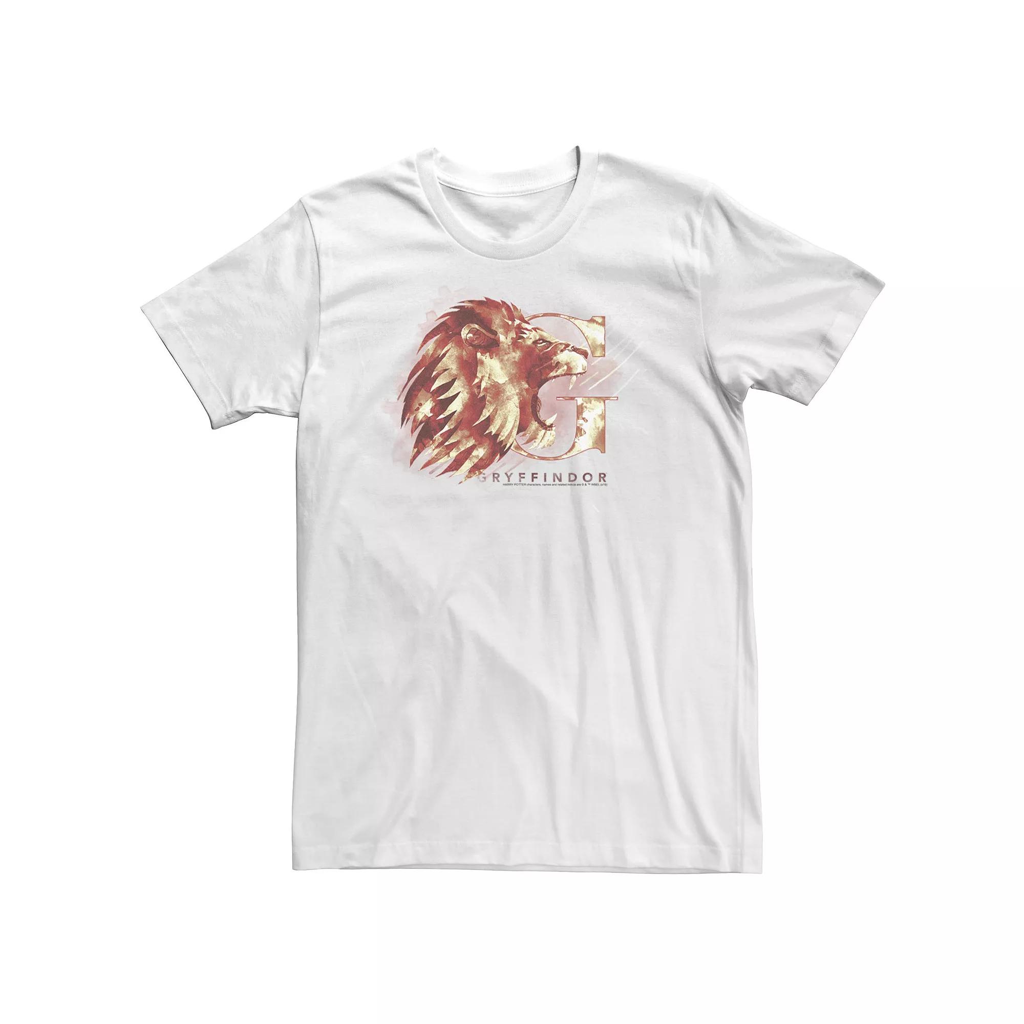 Big & Tall Harry Potter Gryffindor House Watercolor Tee, Men's,  Product Image