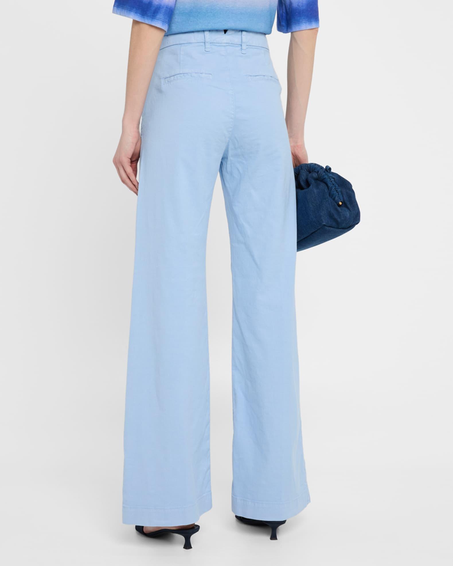 Shay Wide-Leg Linen Blend Pants Product Image