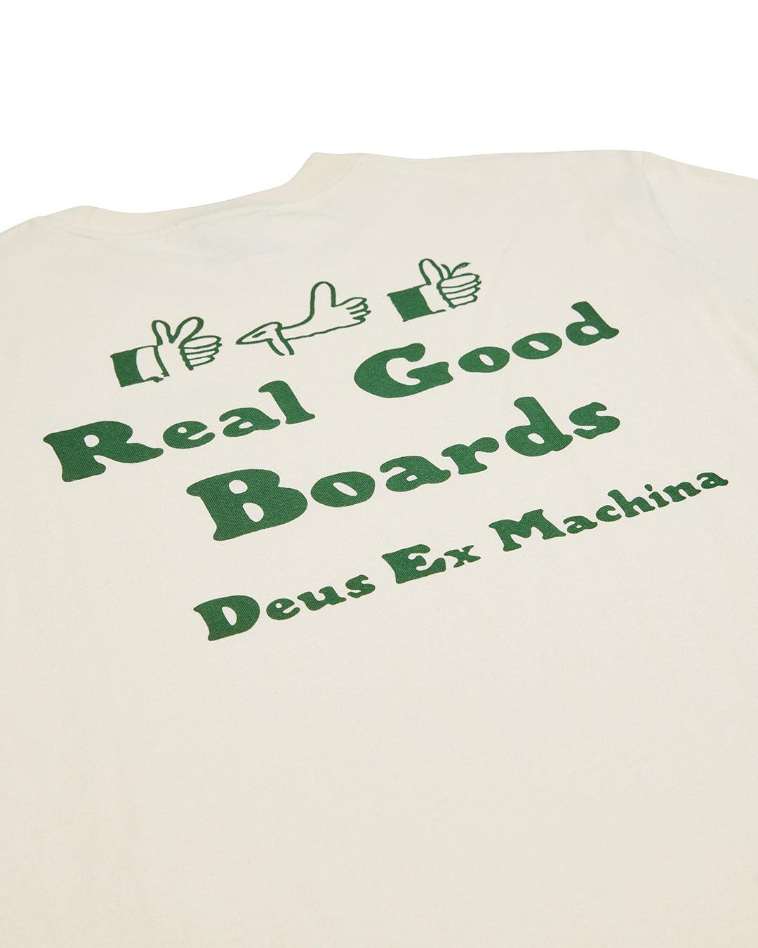 Real Good Tee - Dirty White Product Image