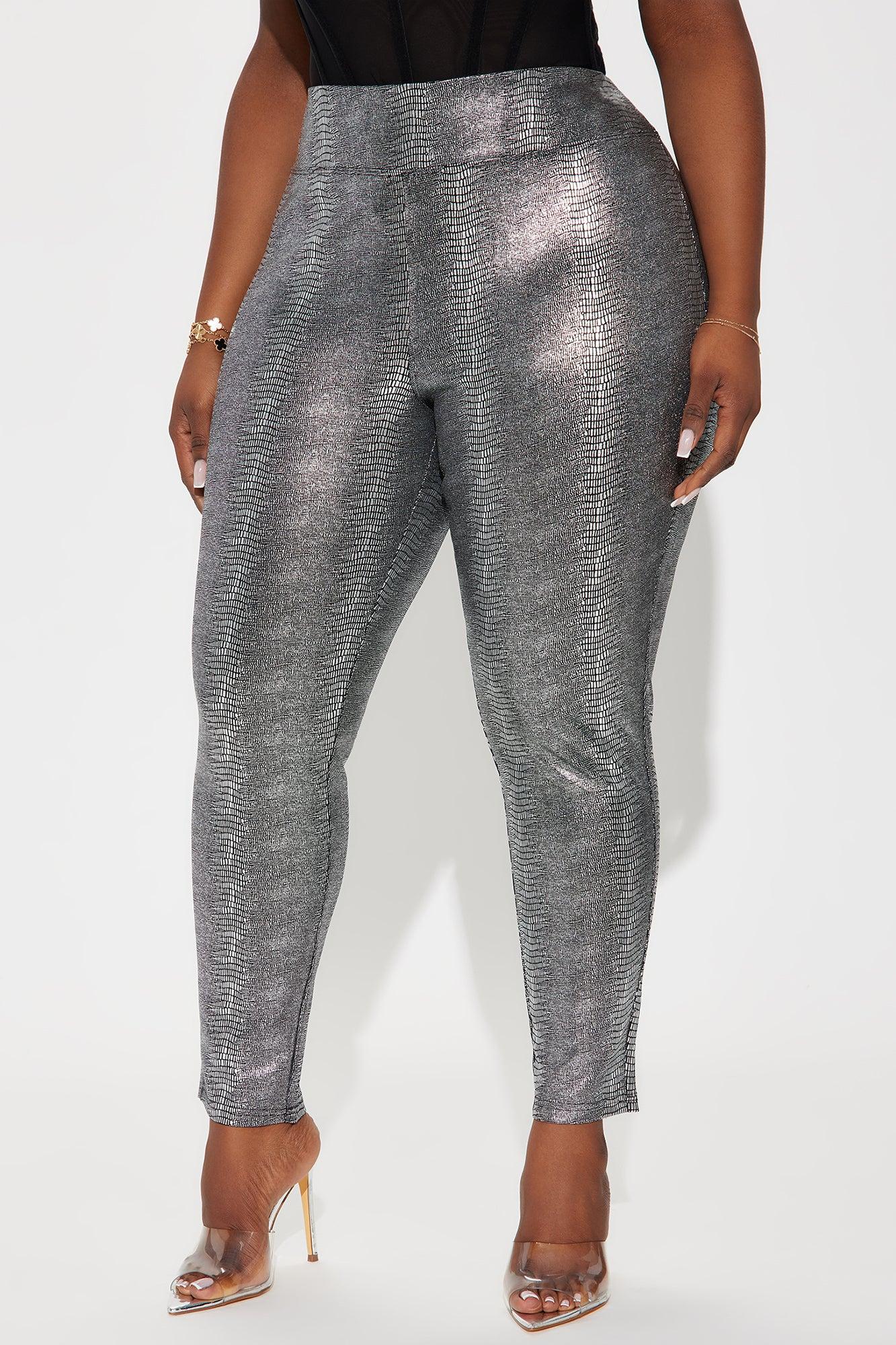My Best Version Metallic Legging - Silver Product Image