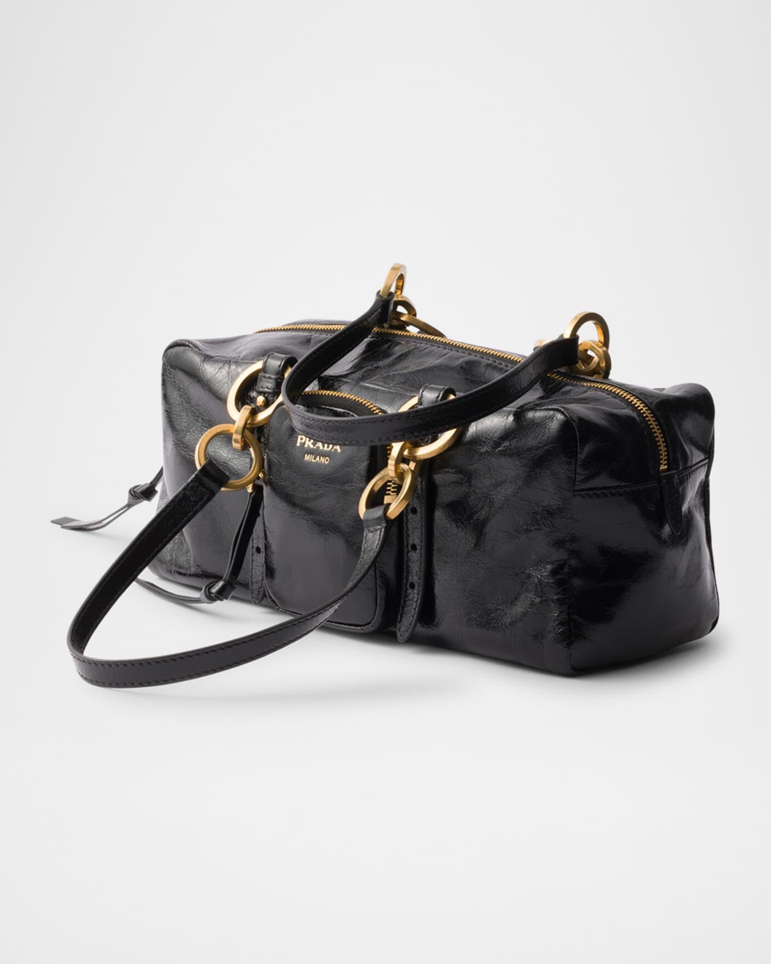 Prada Dangle Medium Leather Top-Handle Bag Product Image