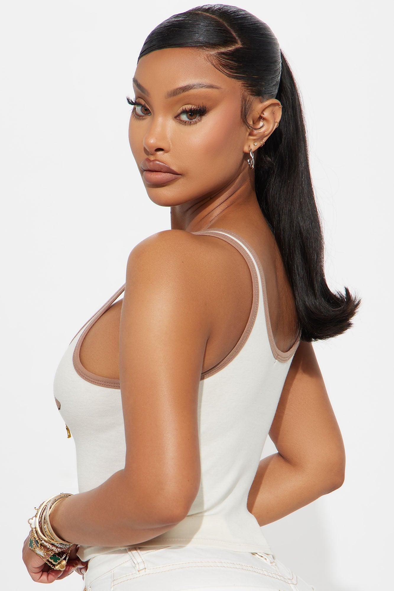 Boots & Howdy Tank Top - Cream/combo Female Product Image