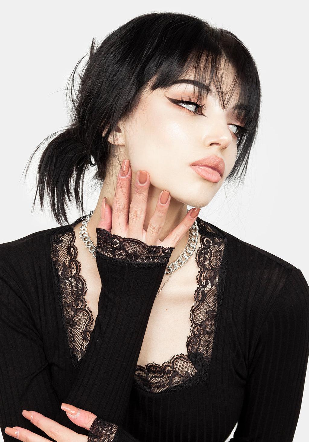 Drusilla Lace Trim Mini Dress Product Image