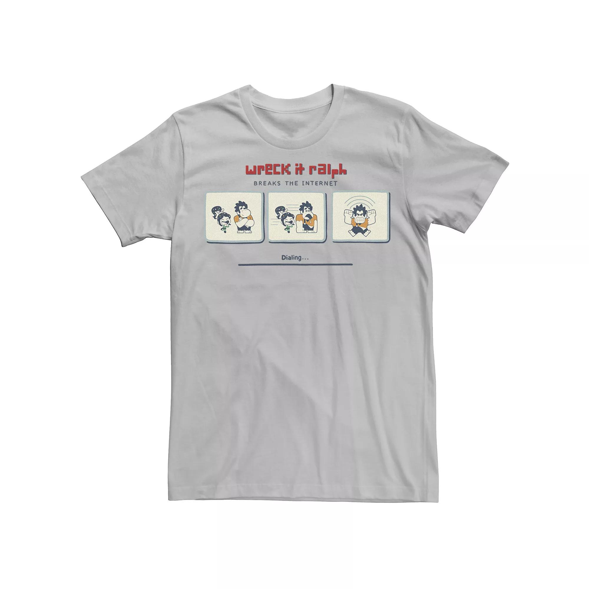 Disney's Wreck It Ralph & Vanellope Men's Dialing Tee,  Product Image