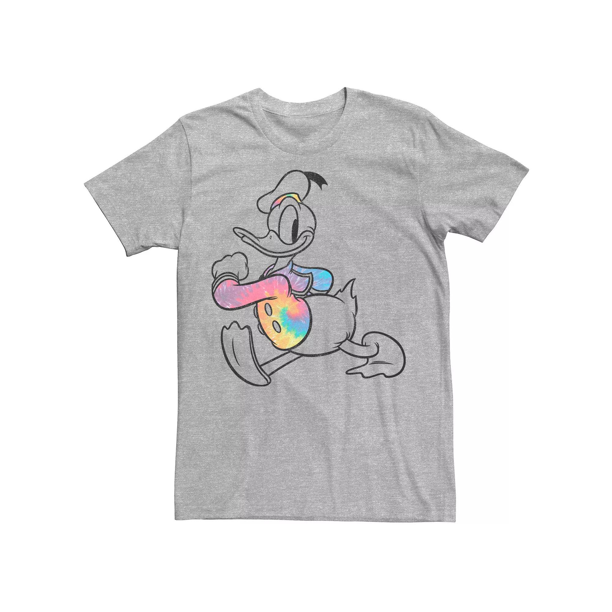 Disney's Donald Duck Strut Tie-Dye Shirt Portrait Men's Tee,  Product Image