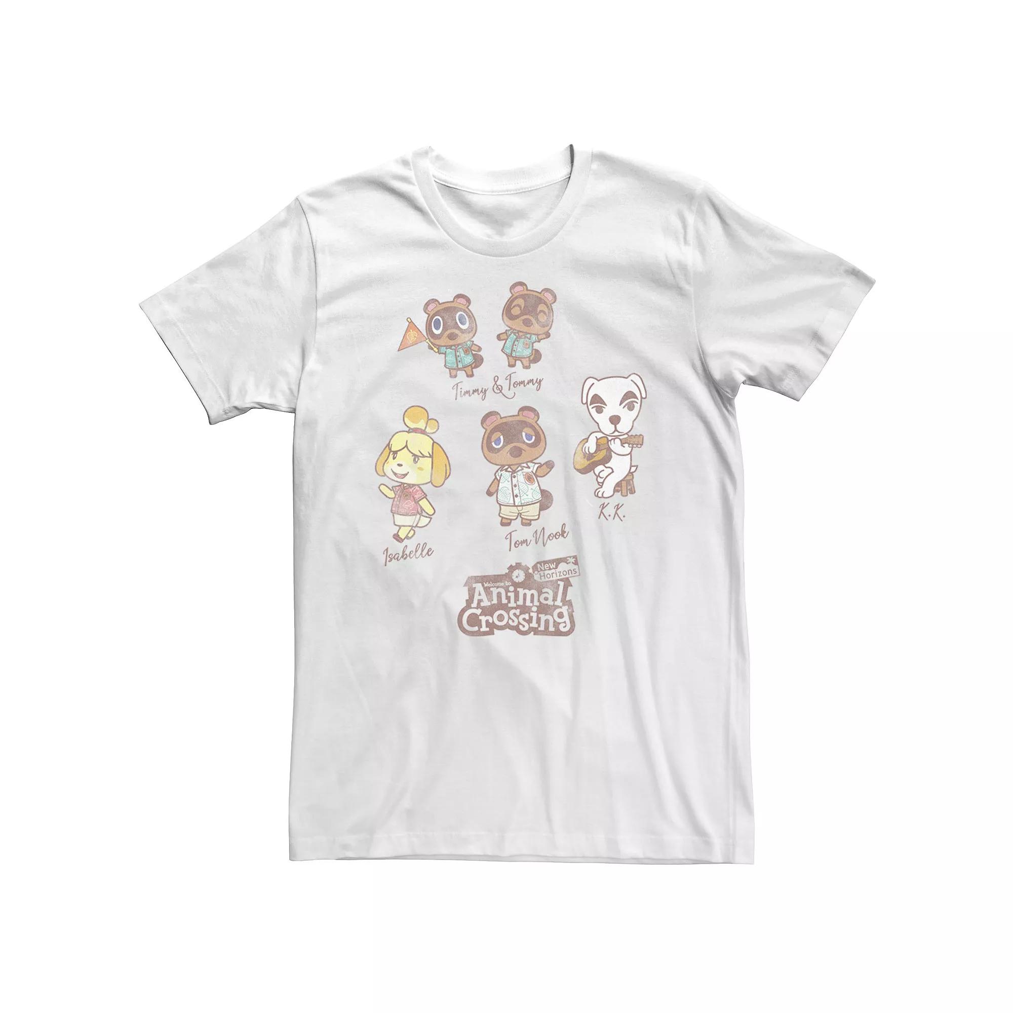 Big & Tall Animal Crossing New Horizons Group Shot Names Tee, Men's,  Product Image