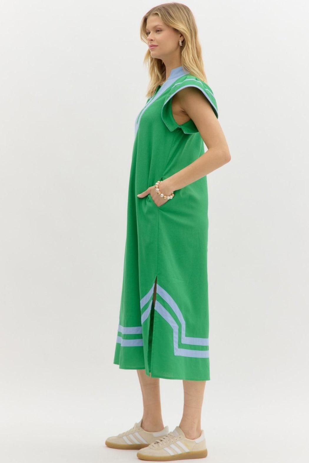 Emerald Tide Dress Product Image