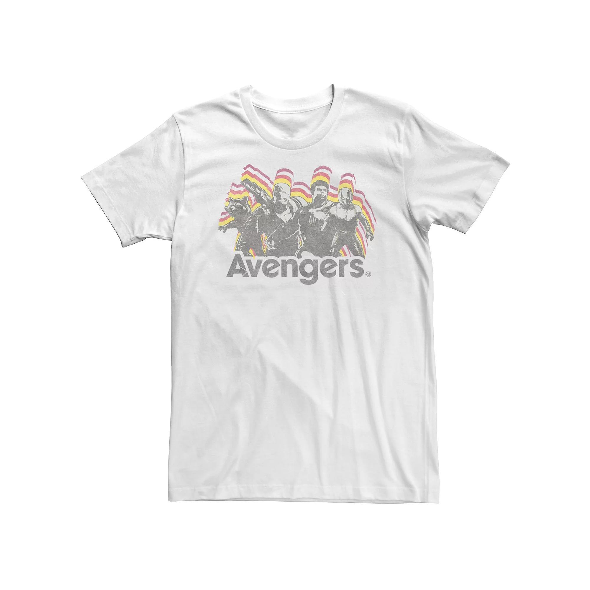 Big & Tall Marvel Retro Group Tee, Men's,  Product Image