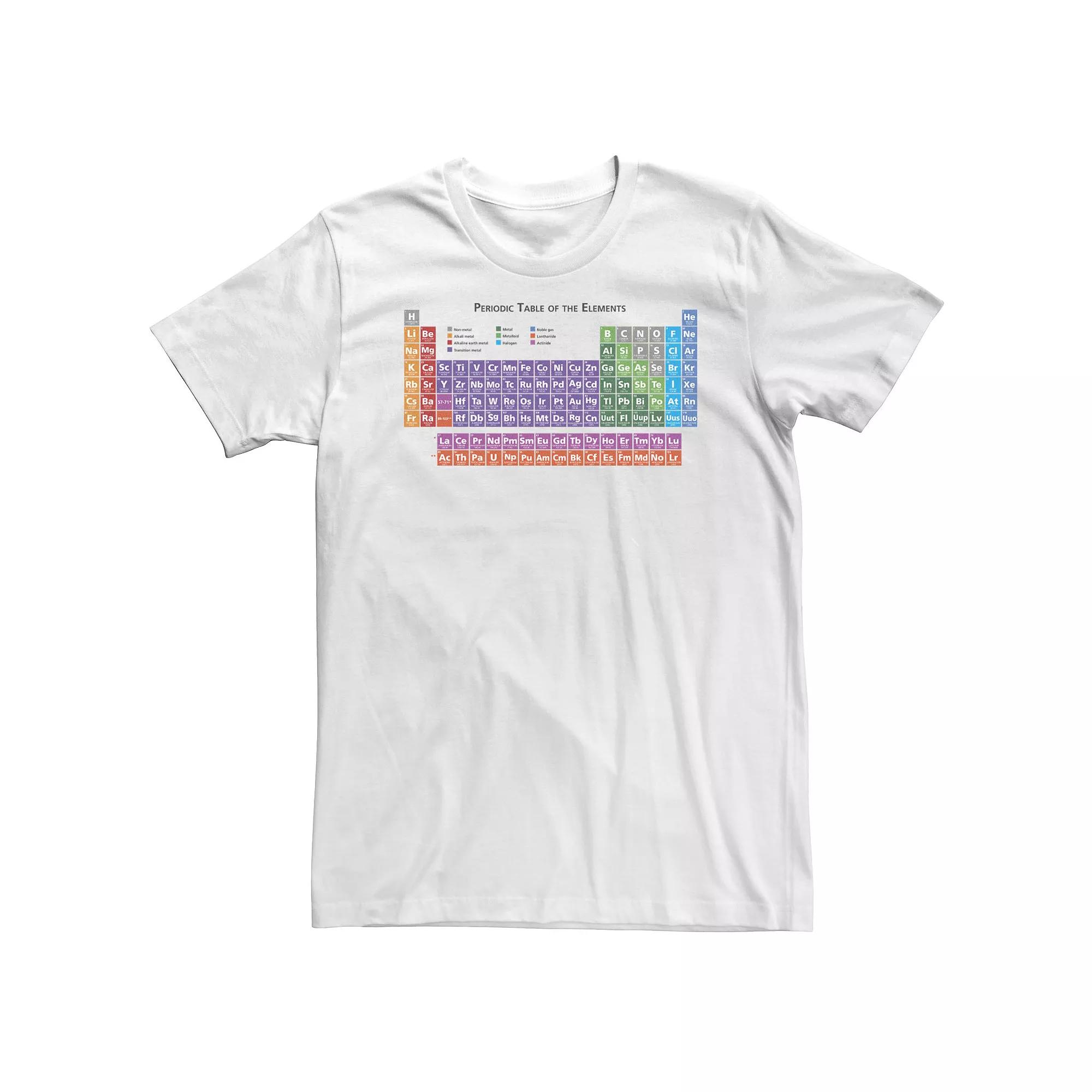 Big & Tall Fifth Sun Periodic Table Of Elements Chemistry Tee, Men's,  Product Image