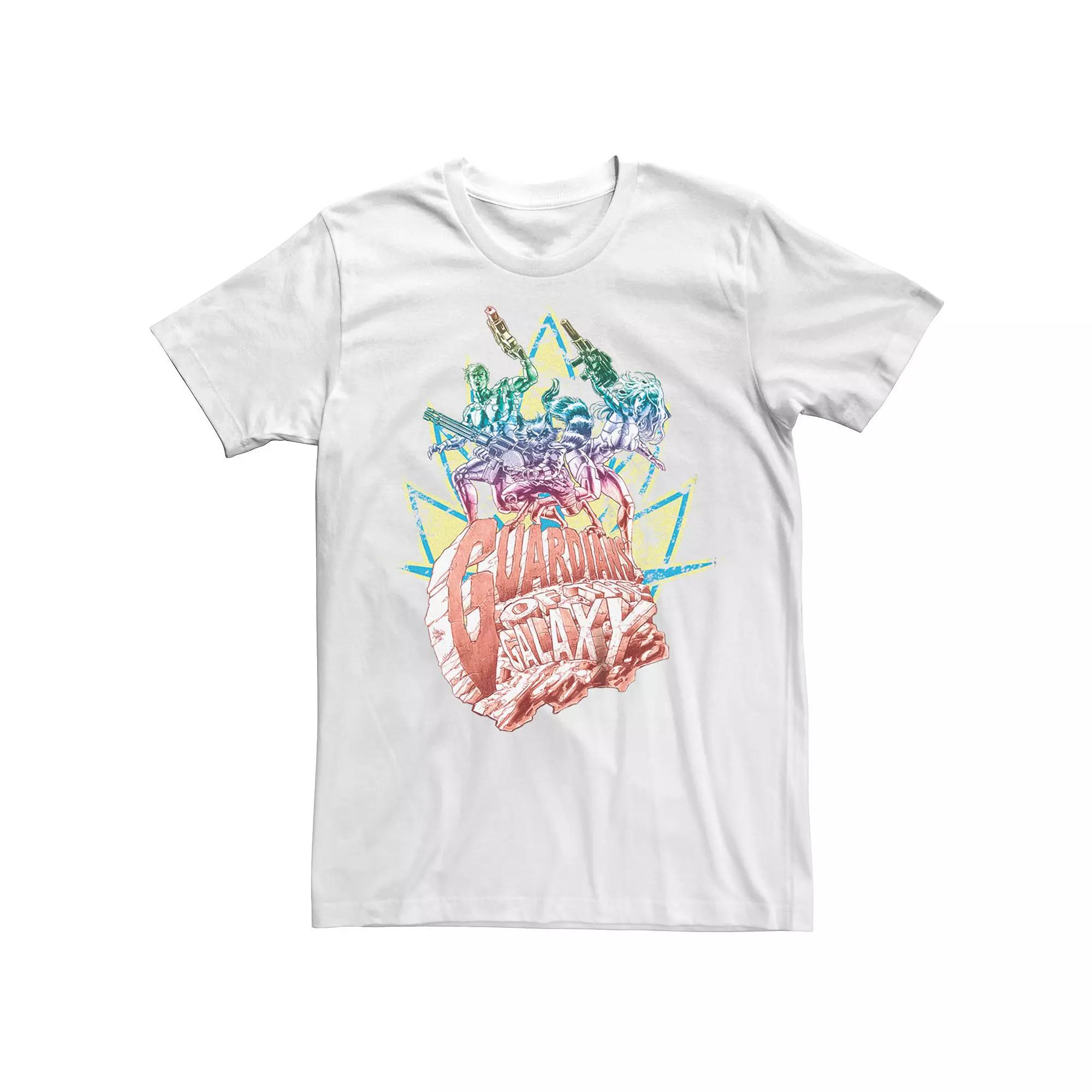 Men's Marvel Guardians Of The Galaxy Colorful Groupshot Graphic Tee,  Product Image