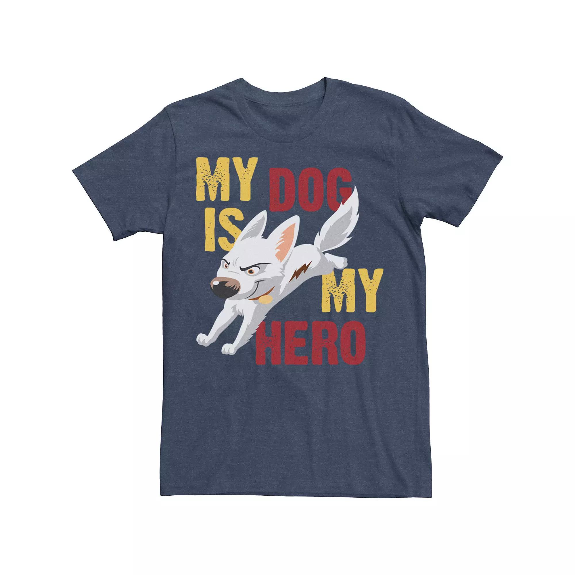 Disney's Bolt My Dog Is My Hero Men's Tee,  Product Image