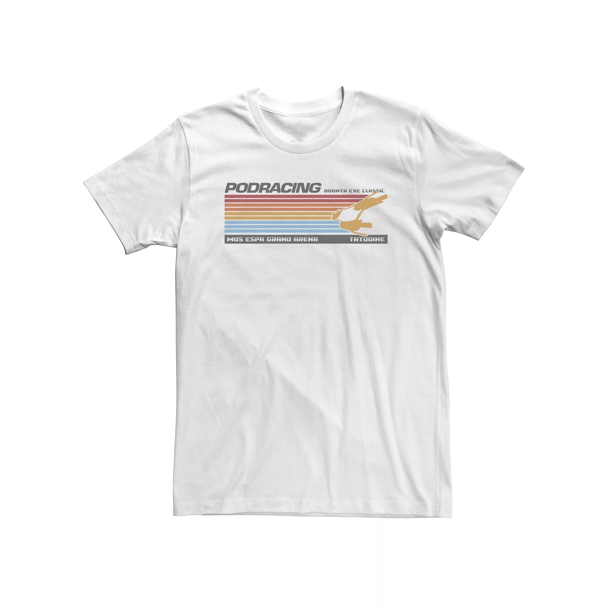 Big & Tall Star Wars Retro Line Podrace Tee, Mens Product Image