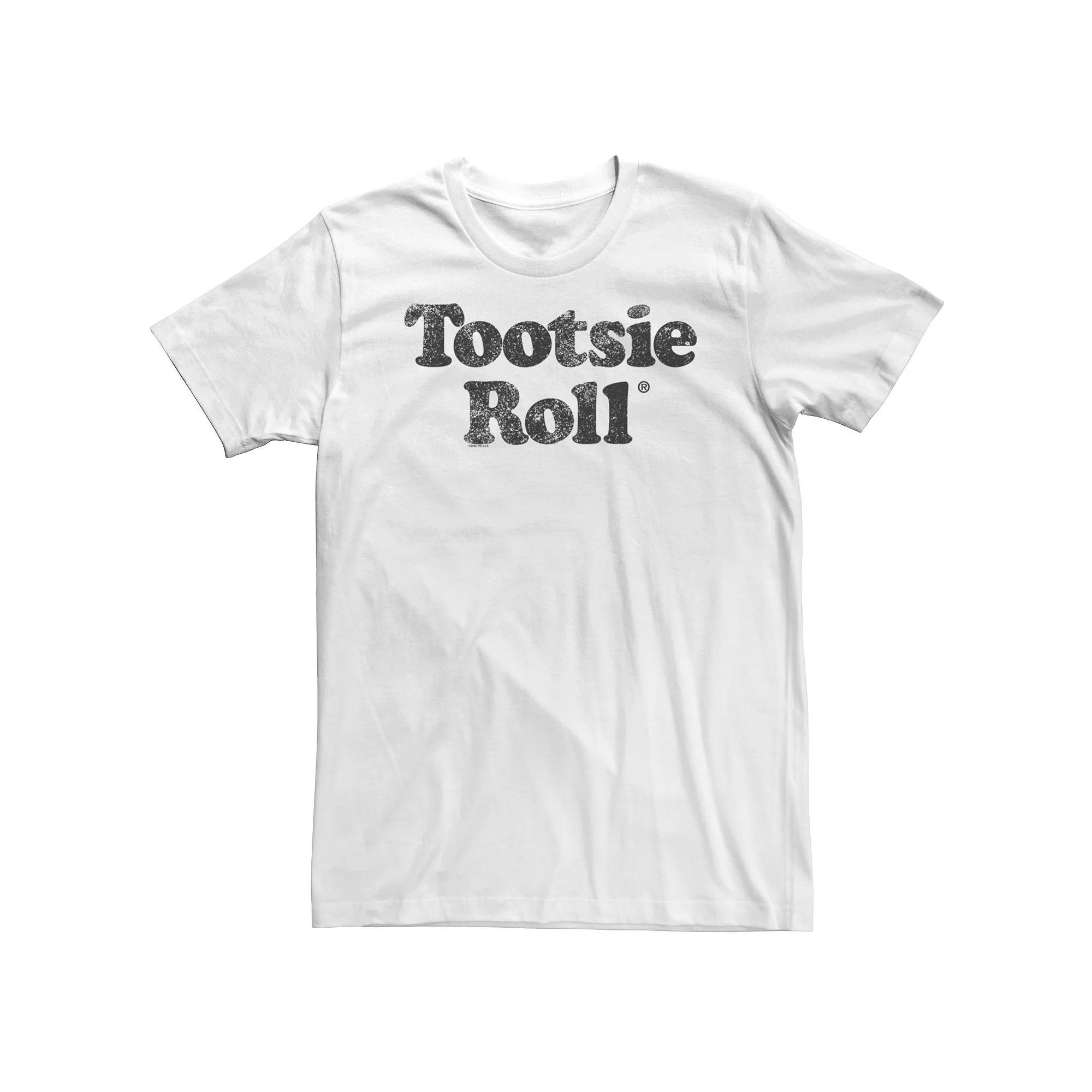 Big & Tall Tootsie Roll Distressed Logo Tee, Men's,  Product Image