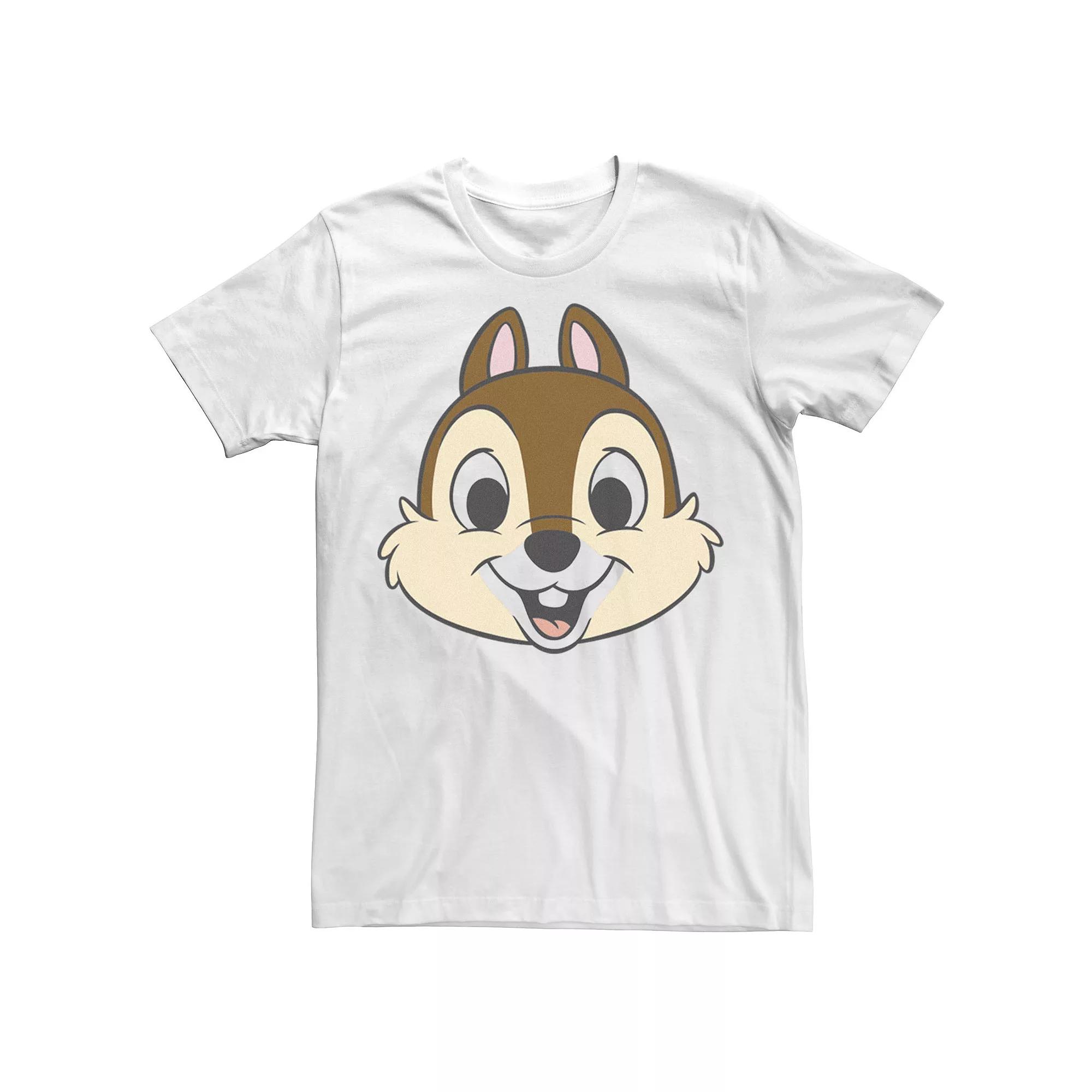 Disney's Chip And Dale Chip Men's With Transparent Cheeks Tee,  Product Image