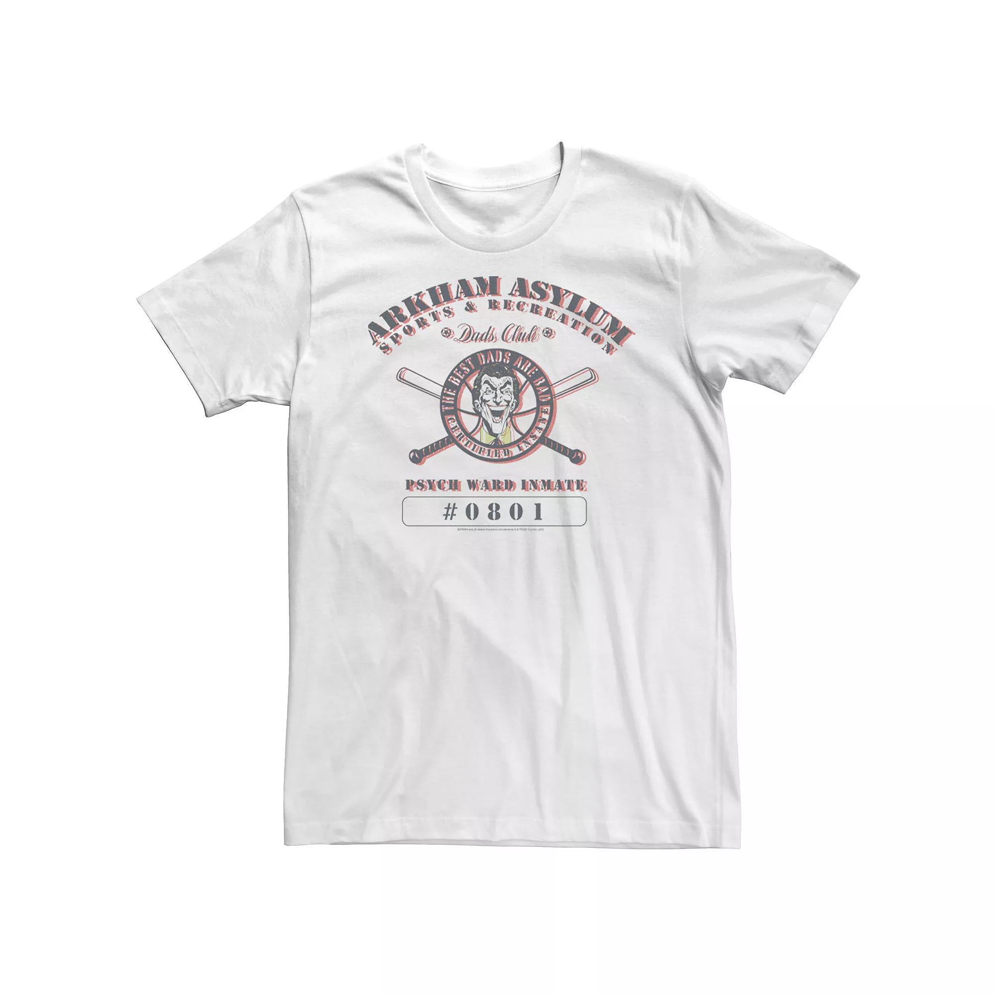 Big & Tall DC Comics Batman Joker Arkham Asylum Dad Tee, Men's,  Product Image