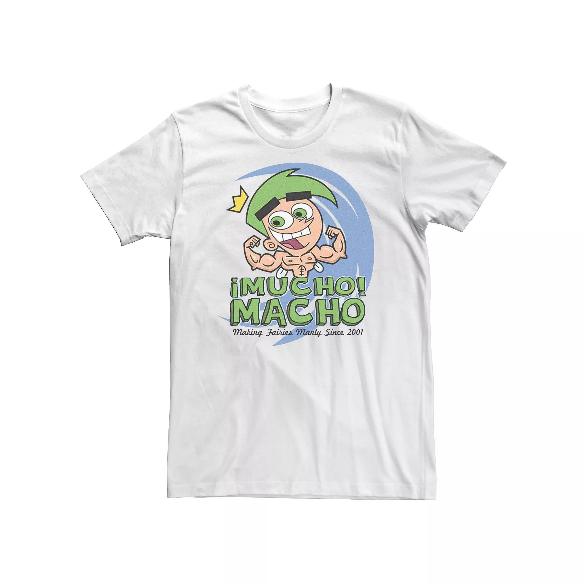 Big & Tall Nickelodeon Fairly OddParents Mucho Macho Tee, Men's,  Product Image