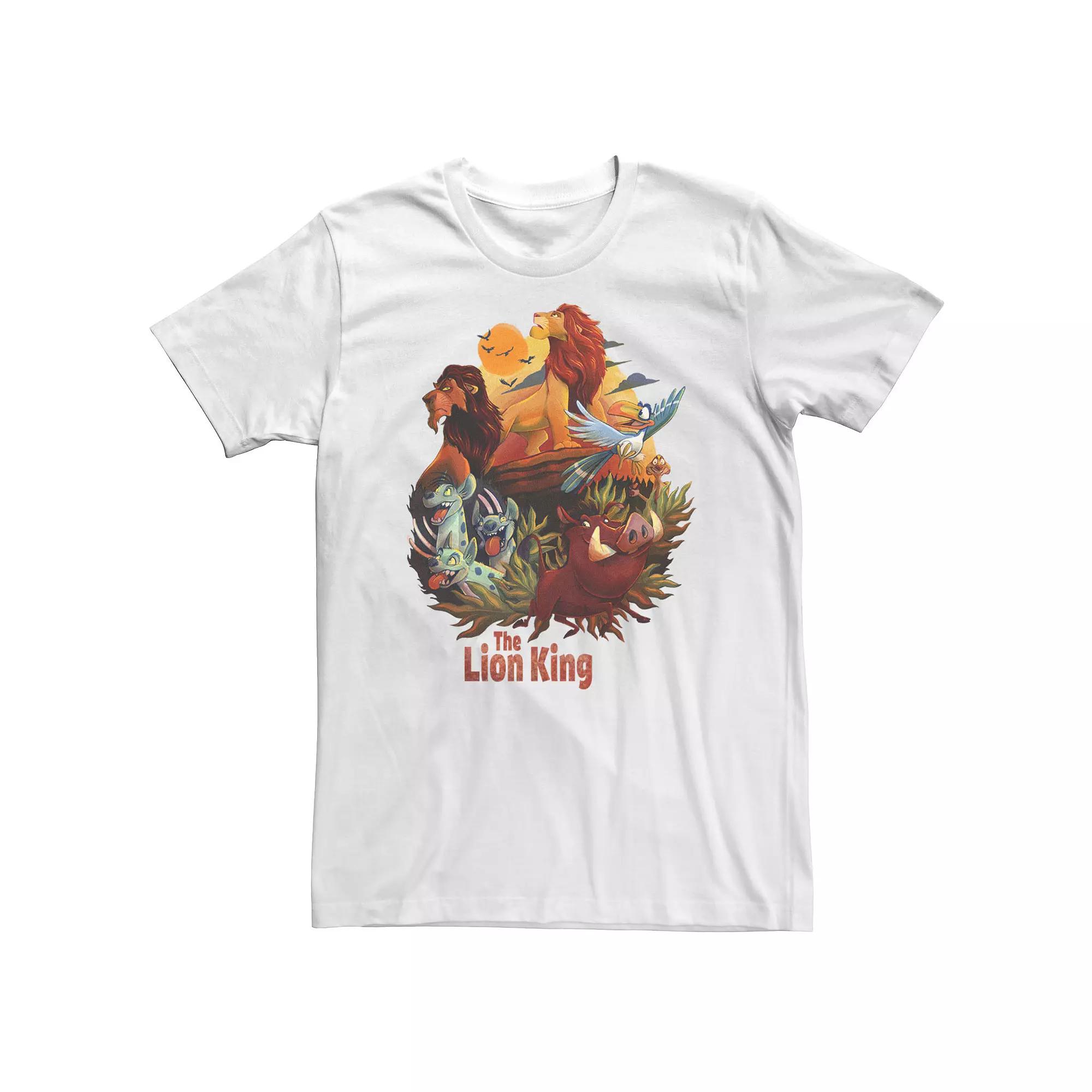Disney's The Lion King Big & Tall Main Cast Poster Tee, Men's,  Product Image