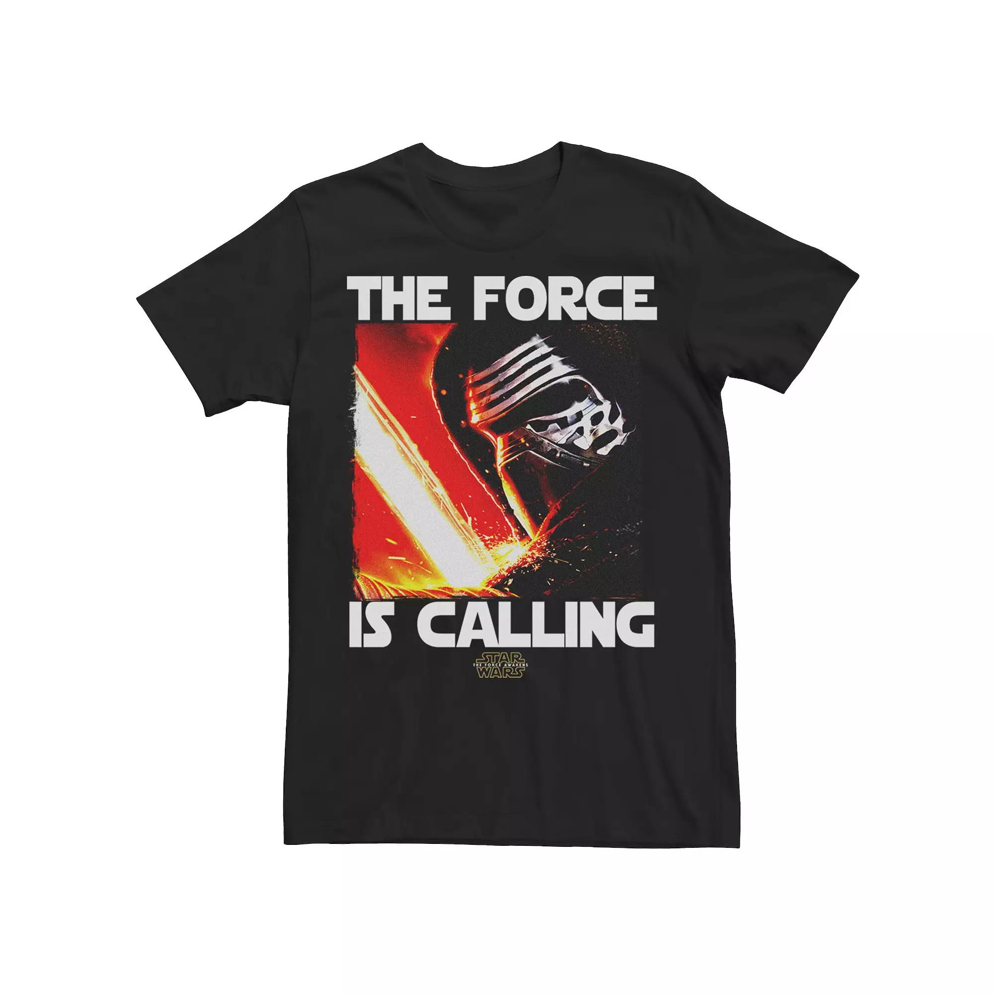 Men's Star Wars The Force Awakens Kylo Ren The Force Is Calling Tee,  Product Image