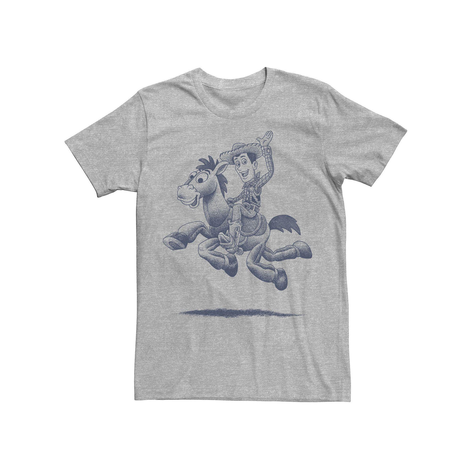 Disney / Pixar's Toy Story Woody Bullseye Men's Sketch Tee,  Product Image