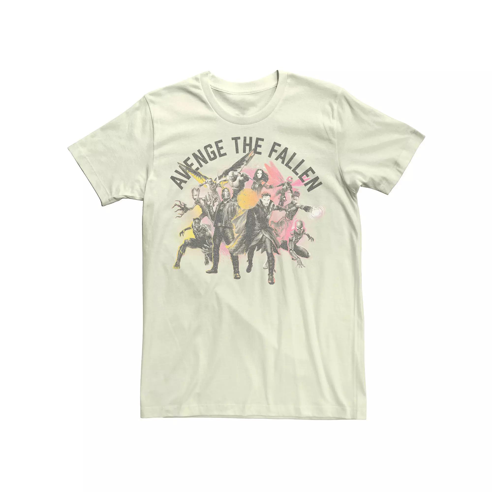 Men's Marvel Avengers Endgame Avenge The Fallen Group Shot Tee,  Product Image