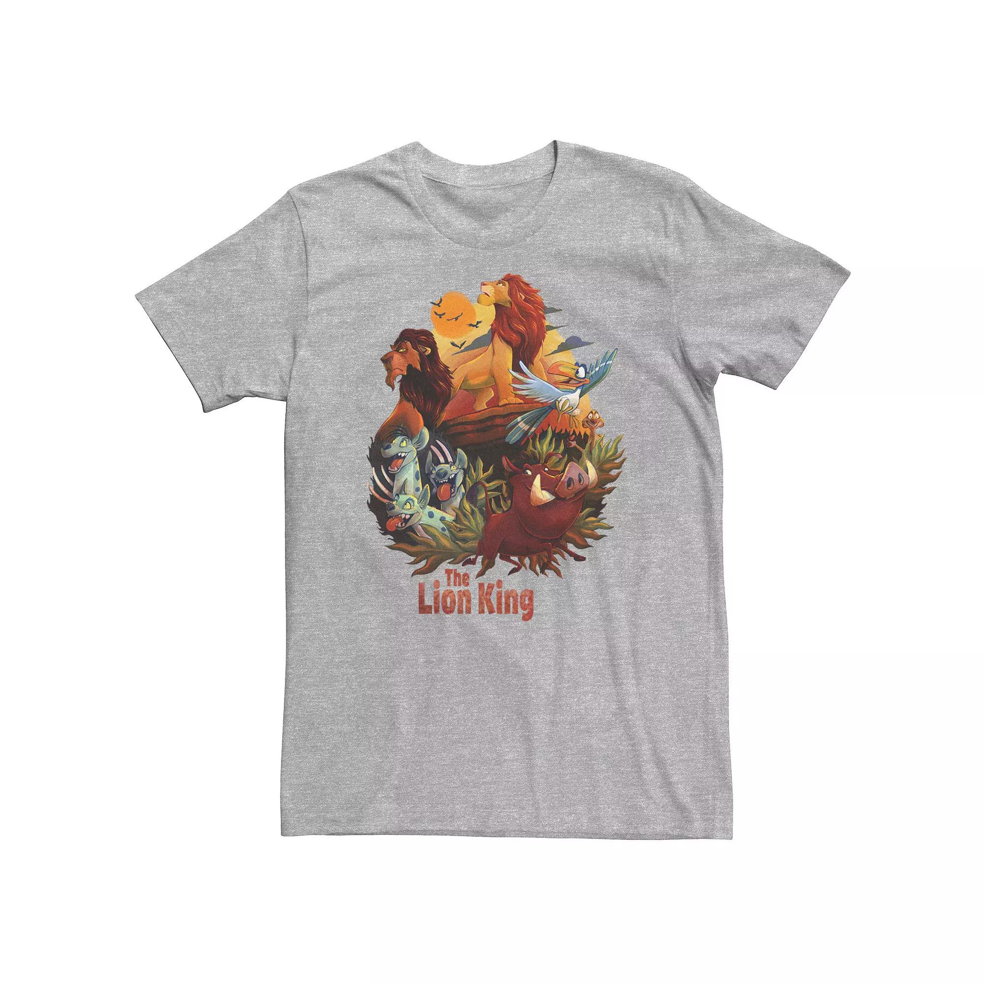 Disney's The Lion King Big & Tall Main Cast Poster Tee, Men's,  Product Image