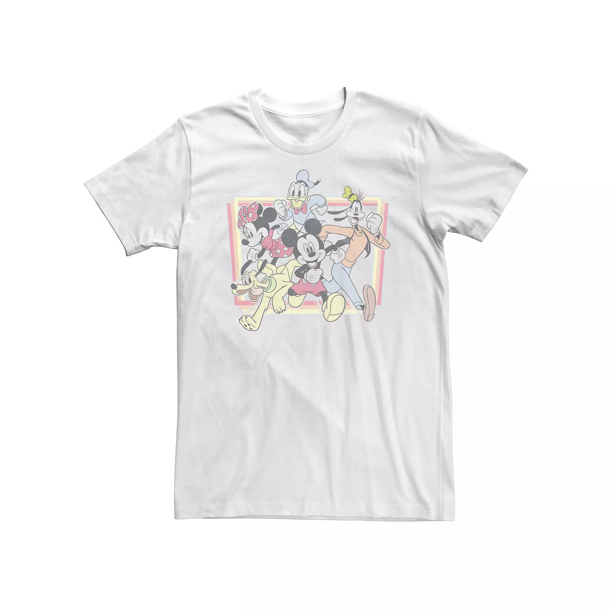 Big & Tall Disney Mickey Mouse & Friends Burst Through Portrait Tee, Men's,  Product Image