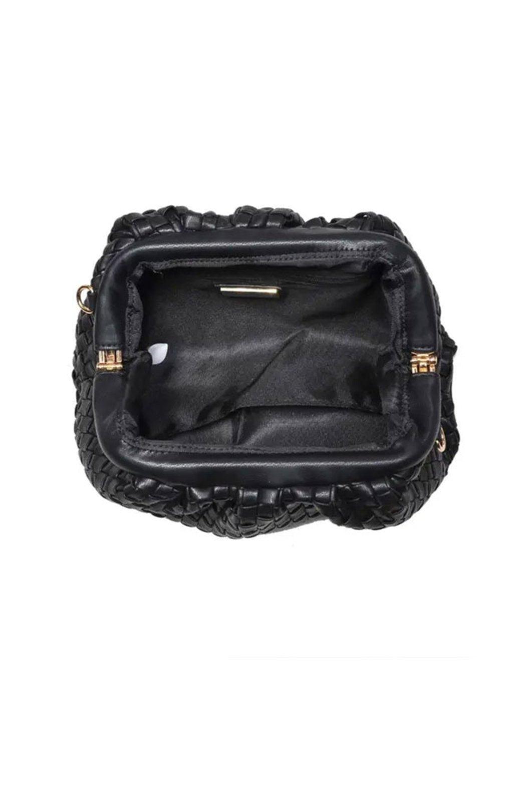 Tate Woven Frame Clutch Product Image