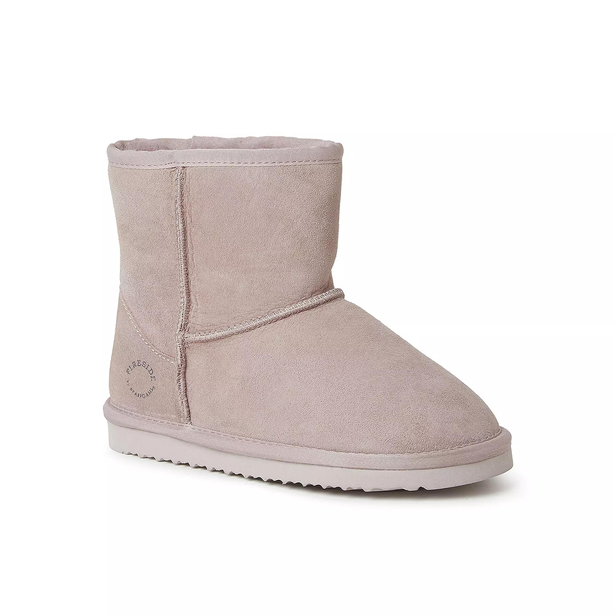 Fireside by Dearfoams Rosebery Women's Shearling Ankle Boot Slippers,  Product Image