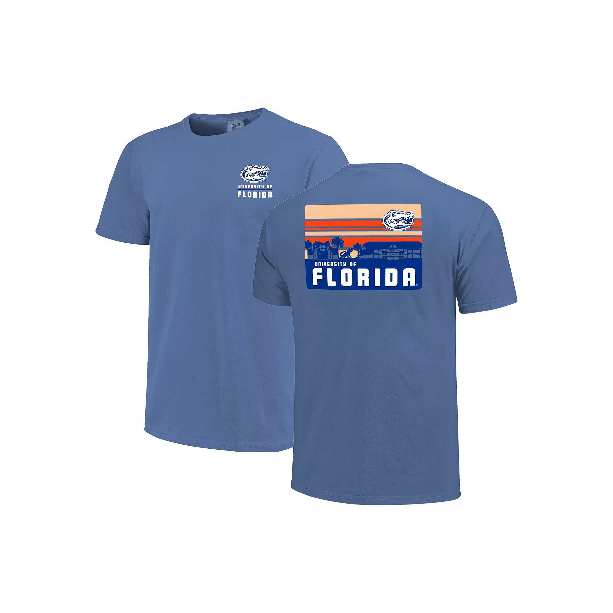 Men's Royal Florida Gators Striped Campus Skyline T-Shirt, Size: 2XL, Blue Product Image