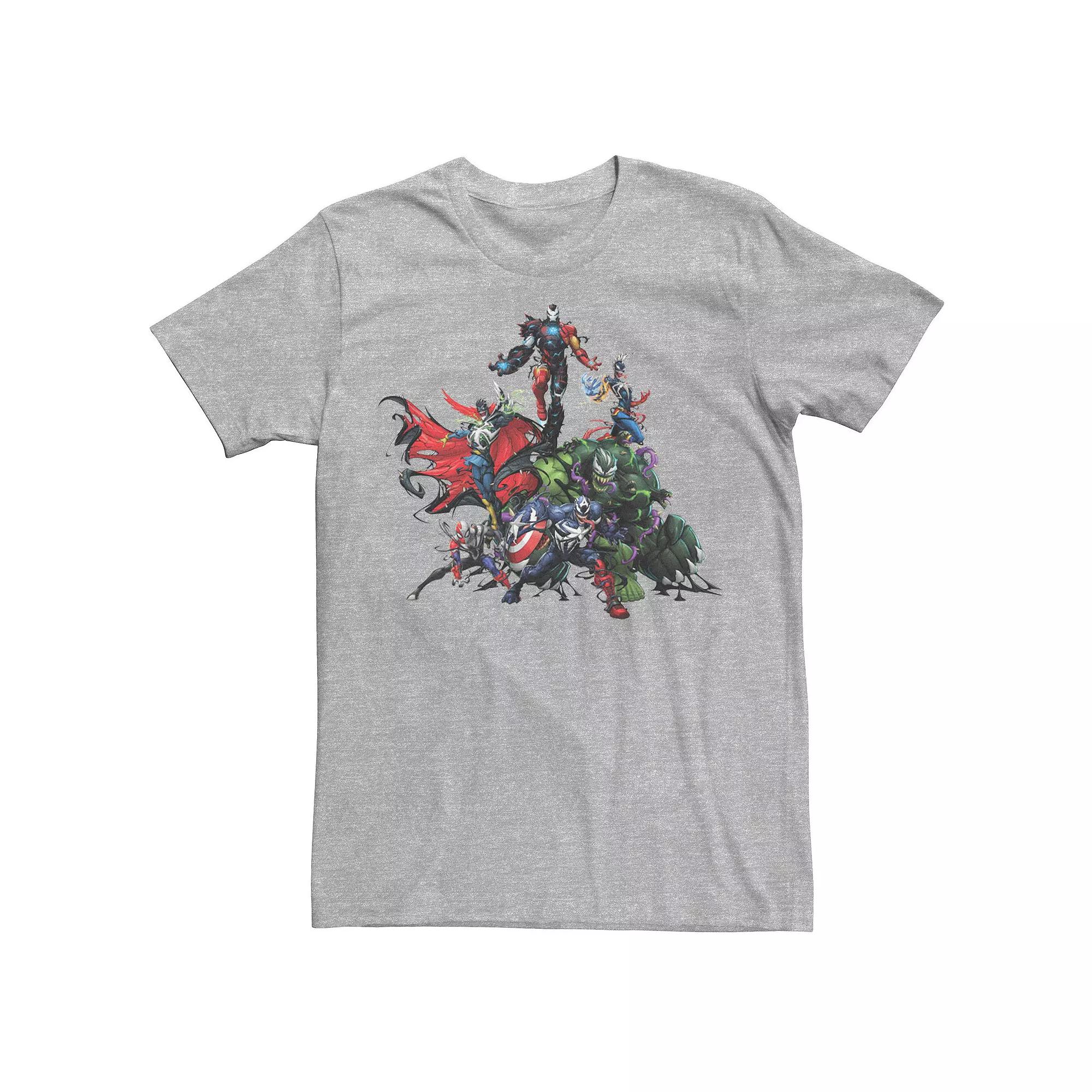 Men's Marvel Avengers Venom Group Shot Tee,  Product Image