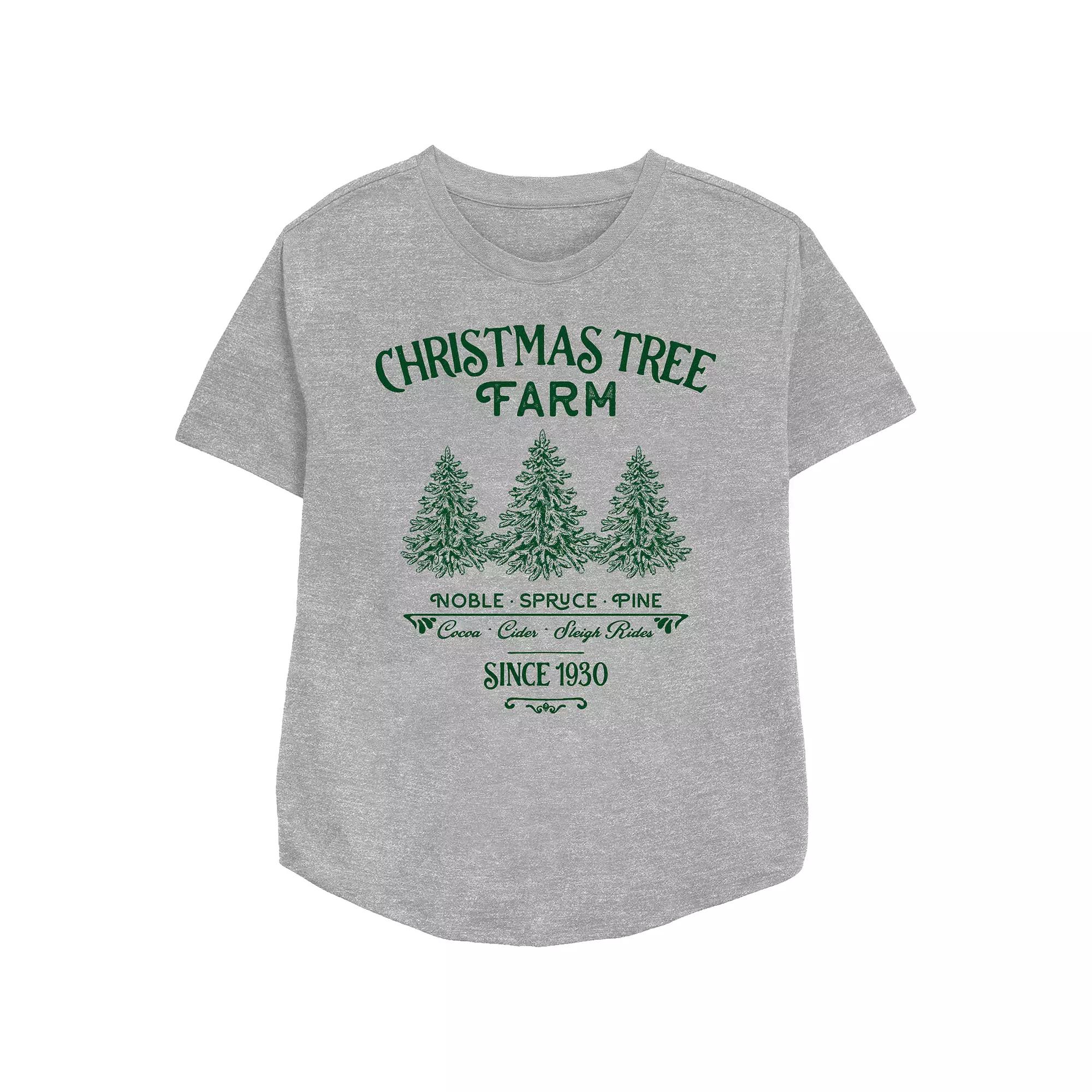 Women's Christmas Tree Farm Since 1930 Relaxed Fit Graphic Tee,  Product Image