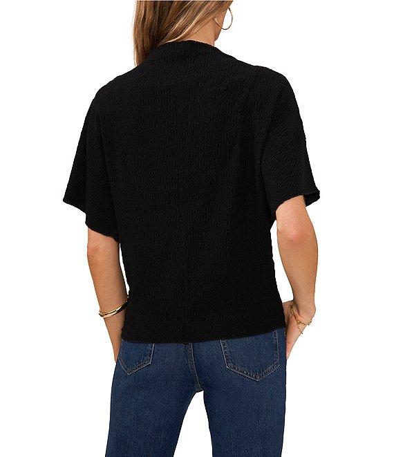 Vince Camuto Knit Cowl Neck Short Sleeve Blouse Product Image