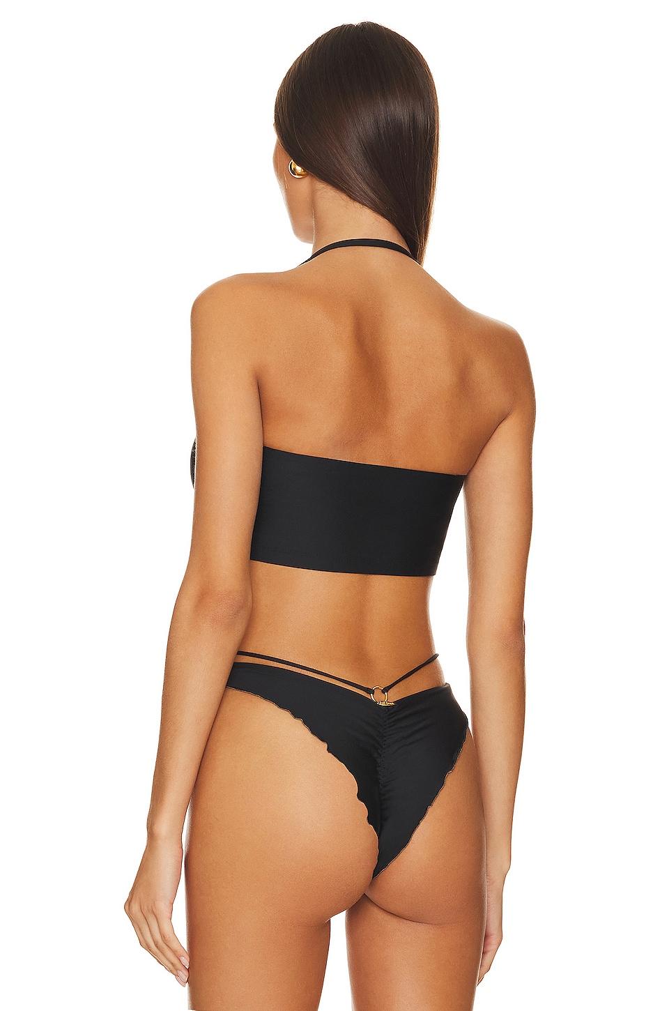 Double Loop Bandeau Bikini Top Luli Fama Product Image
