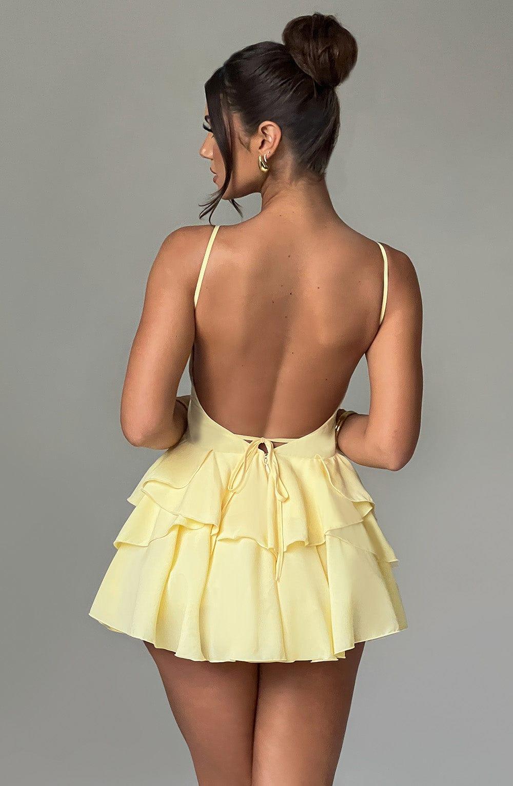 Veena Playsuit - Lemon Product Image