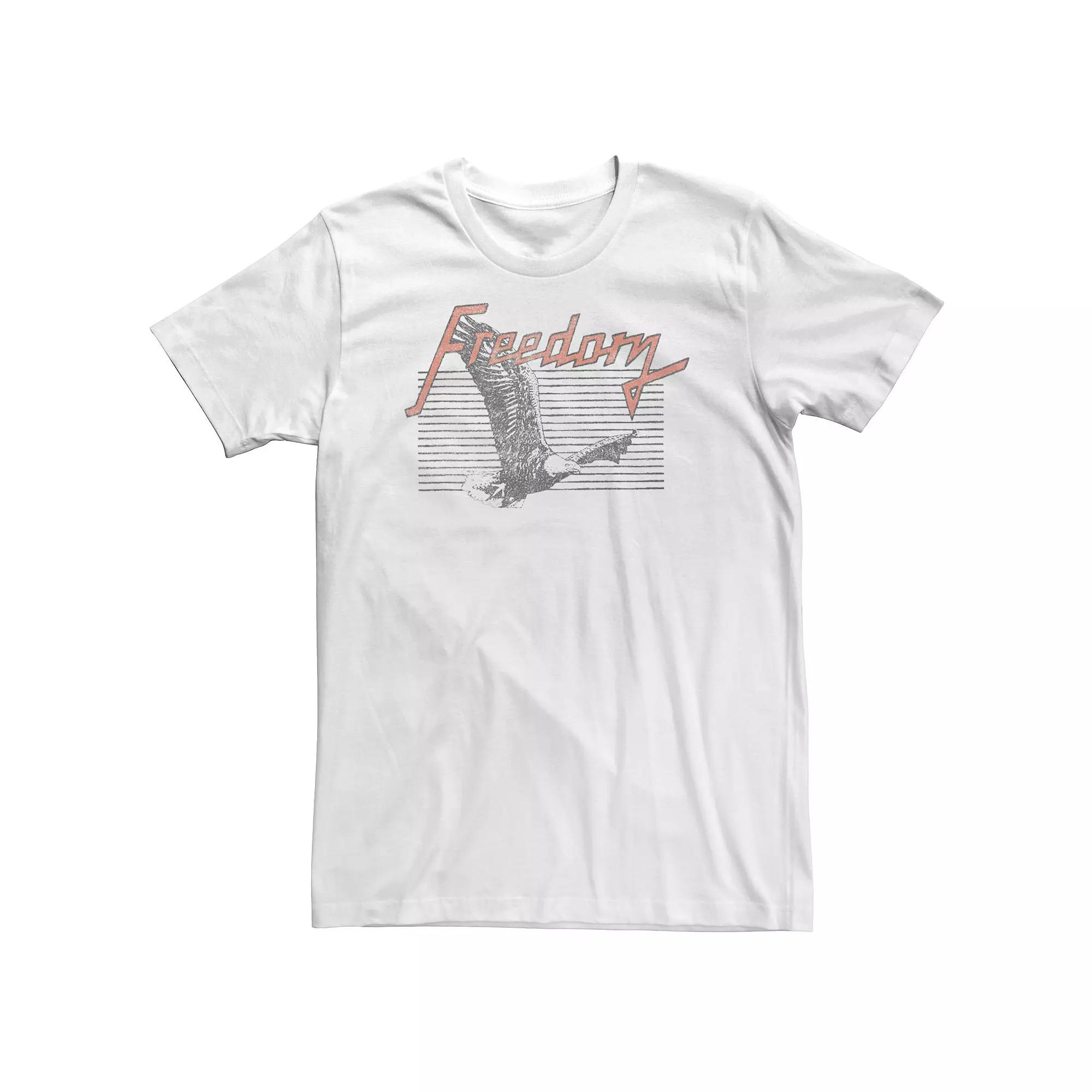 Big & Tall Americana Eagle Flying Freedom Music Tee, Men's,  Product Image