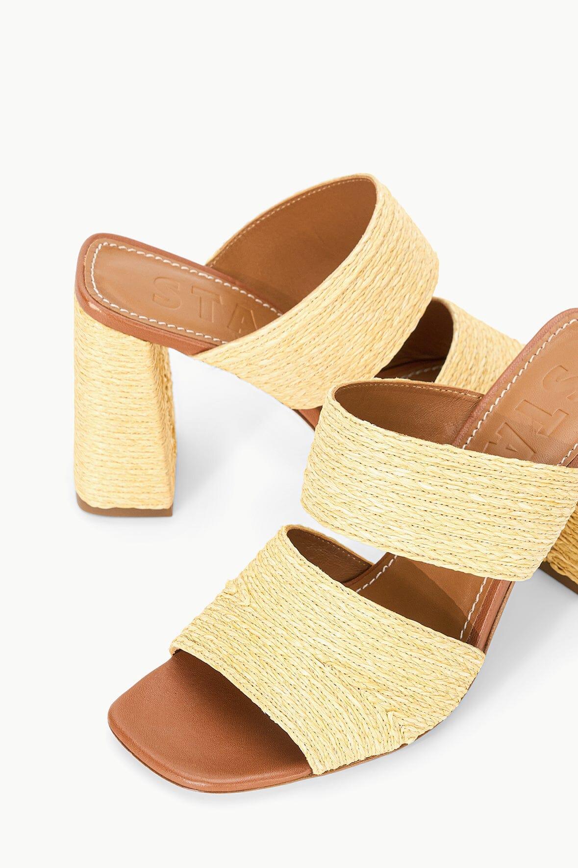 SKYLAR HEEL | NATURAL RAFFIA Product Image