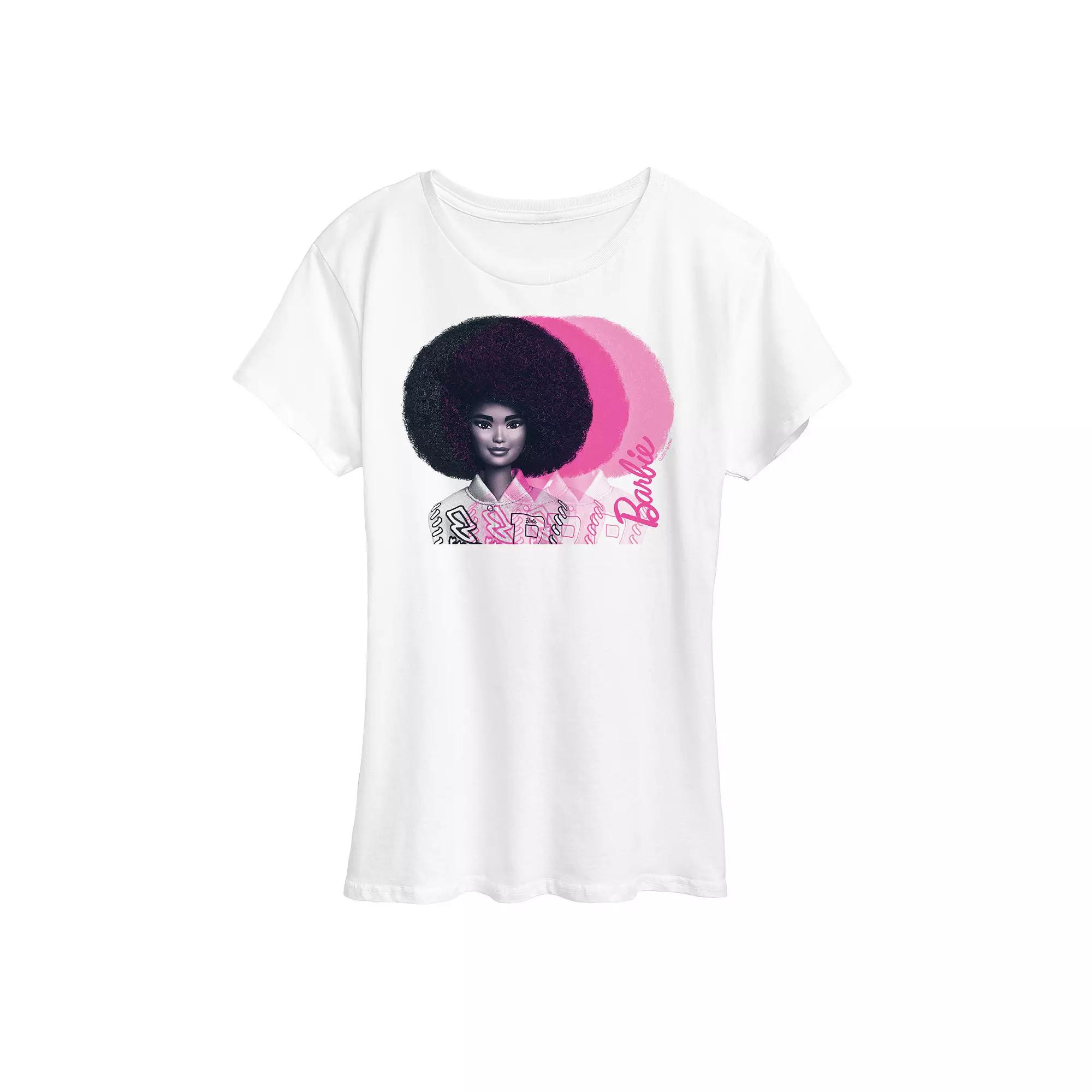 Women's Barbie® Black And Pink Graphic Tee, Girl's,  Product Image