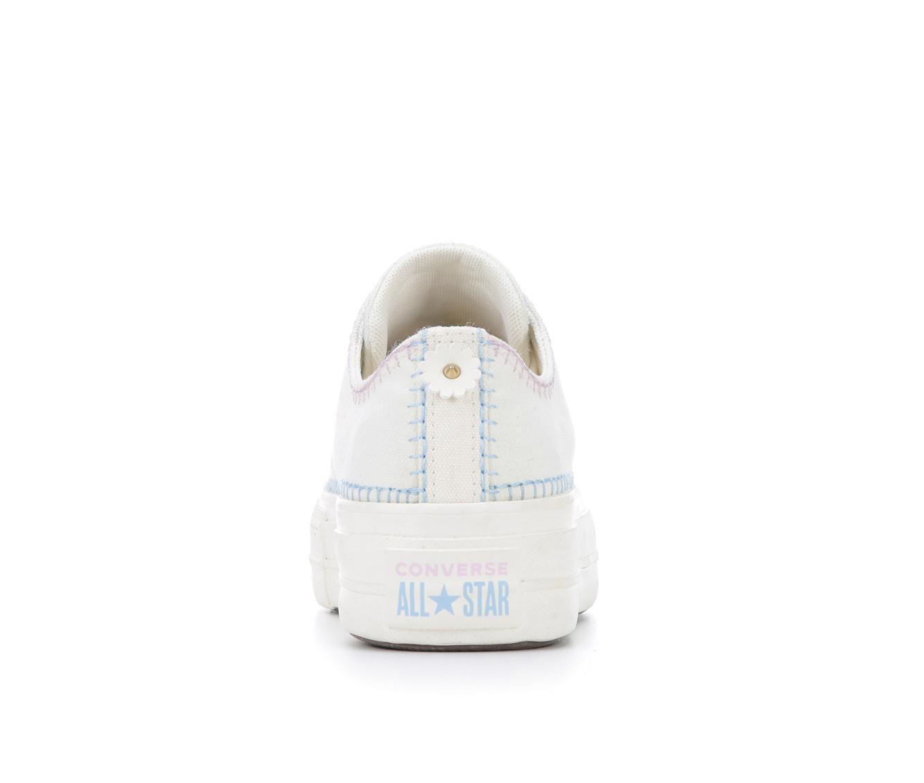 Women's Converse Chuck Taylor All Star Stitch Lift Ox Sneakers Product Image