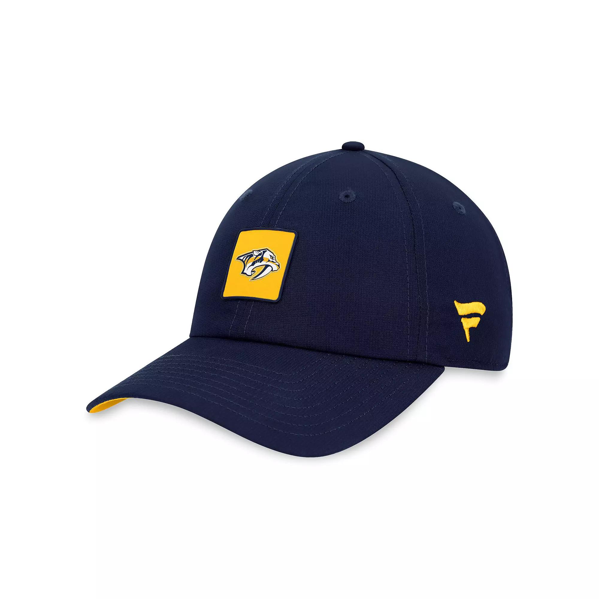 Men's Fanatics Branded Navy Nashville Predators Authentic Pro Rink Adjustable Hat, Pdt Blue Product Image