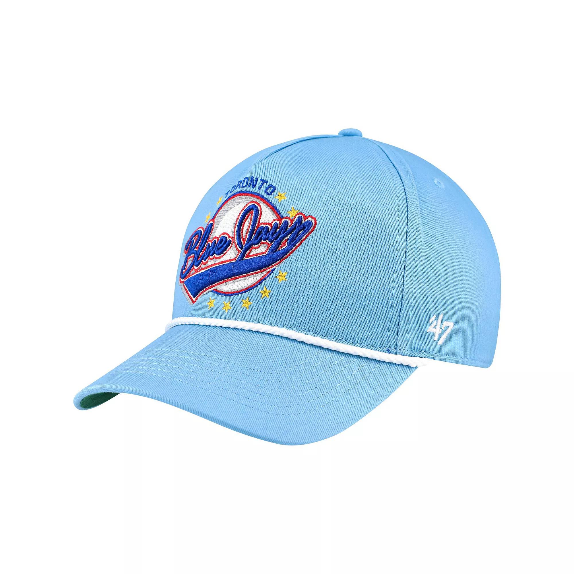 Men's '47 Powder Blue Toronto Blue Jays Cooperstown Collection Wax Pack Premier Hitch Adjustable Hat, Jay Light Product Image