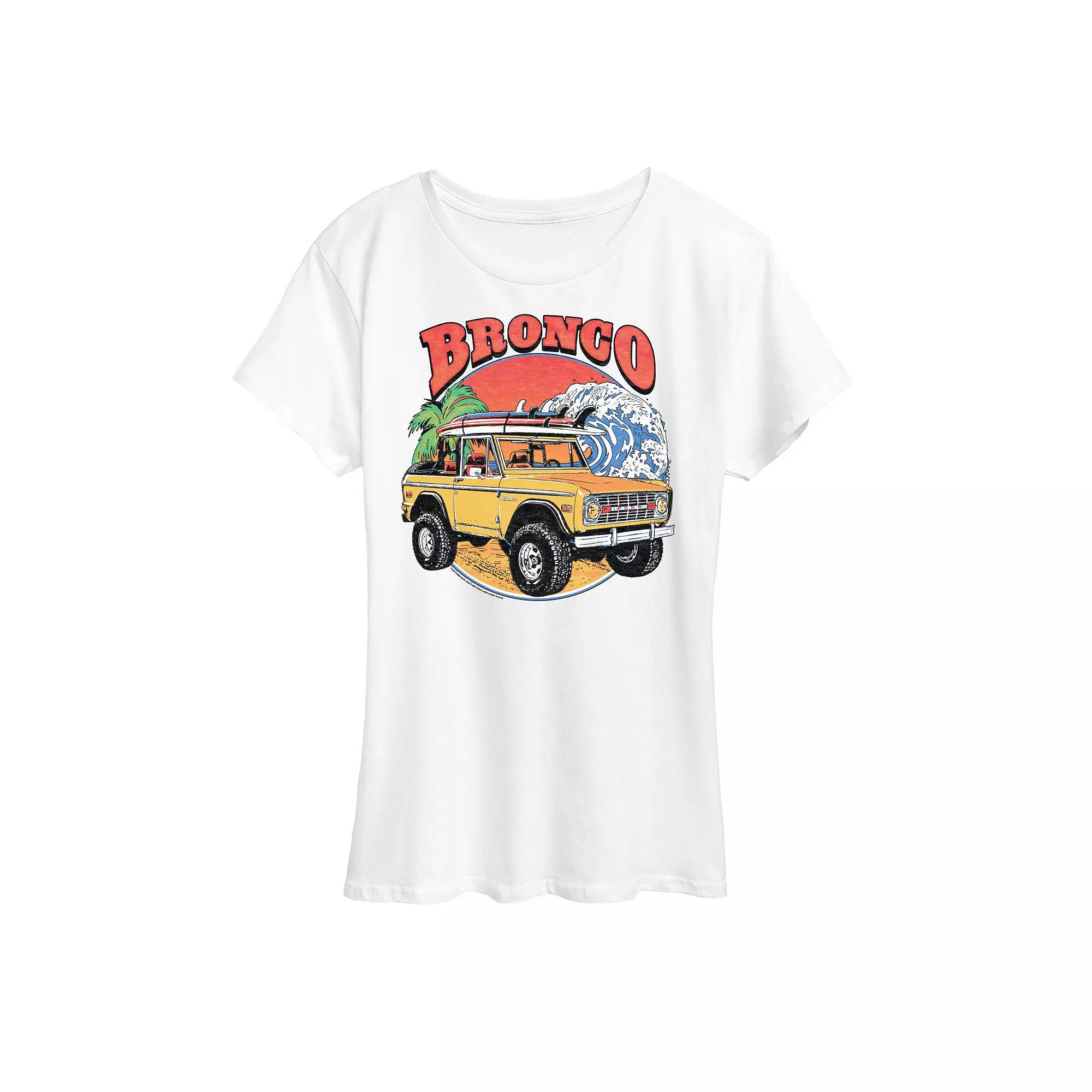 Women's Ford Bronco Beach Graphic Tee,  Product Image
